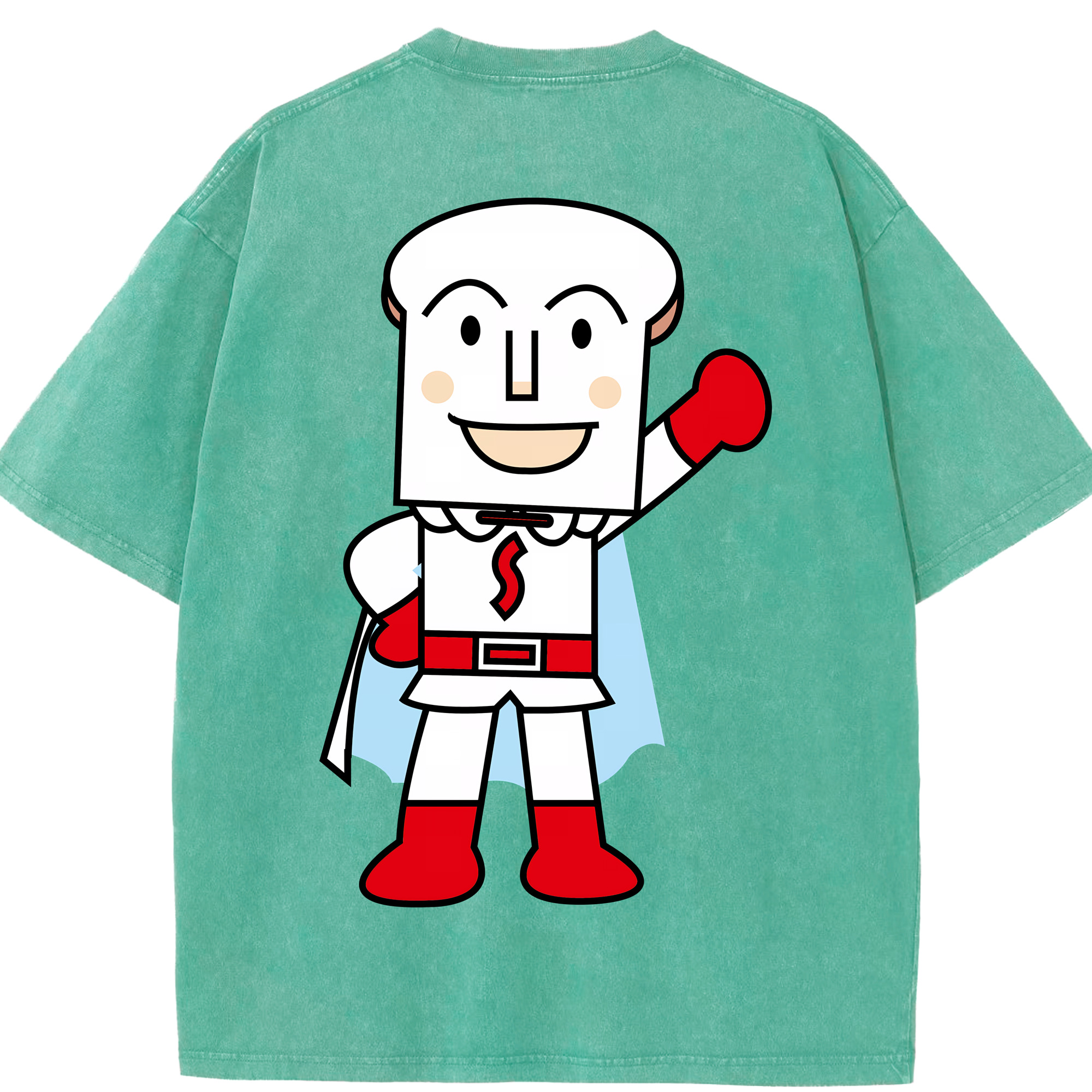 （画像用） アンパンマン Anpanman 綿100% ヴィンテージ風 半袖Tシャツ（背面プリント）